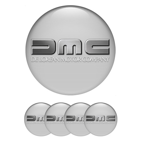 DMC Wheel Emblem for Center Caps Grey Metallic Edition