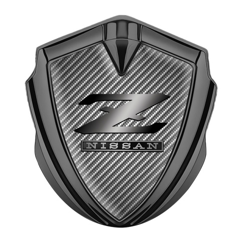 Nissan Z Seitenflugel Emblem Aufkleber Graphit Tonfarbe Kohlenstoff Auflage