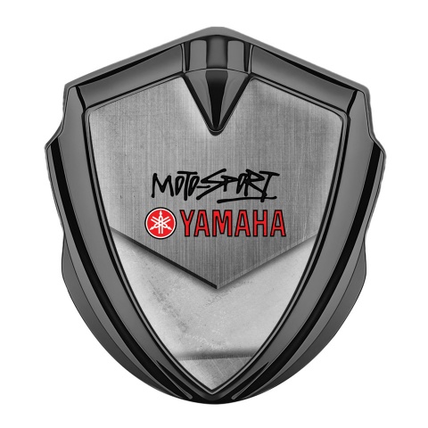 Yamaha Emblem Aufkleber Autozubehor Graphit Tonfarbe Stein Basis mit motorsport Logo