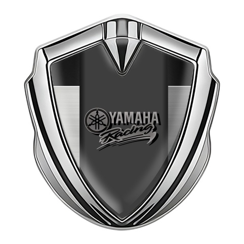 Yamaha Emblem Auto Zeichen Silbertonfarbe Metal fragmente Basis mit racing Stil