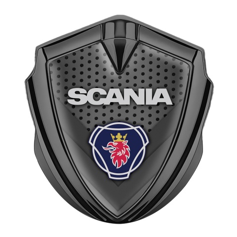 Scania Emblem Truck Badge Graphite Dark Grate Classic Griffin Logo