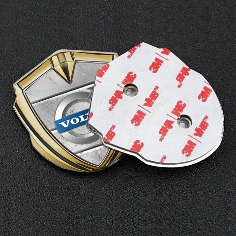 Volvo Emblem Aufkleber Autozubehor Goldtonfarbe Steinplatten Design