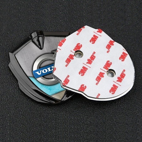 Volvo Emblem Aufkleber Autozubehor Graphit Tonfarbe Marineblau Motiv Design