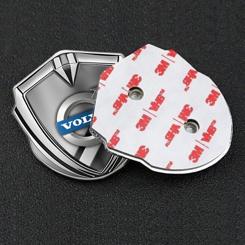 Volvo Emblem Aufkleber Autozubehor Silbertonfarbe Diagonale metall details Design