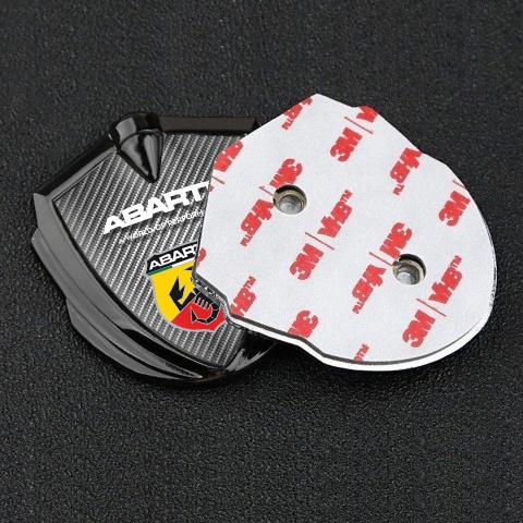 Fiat Abarth Emblem Aufkleber Autozubehor Graphit Tonfarbe Hell Carbon Auflage