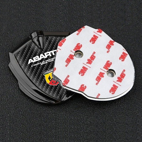 Fiat Abarth Seitenflugel Emblem Aufkleber Graphit Tonfarbe Schwarz Kohlenstoff Auflage