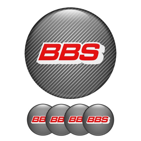 BBS Sticker Wheel Center Hub Cap Carbon Style