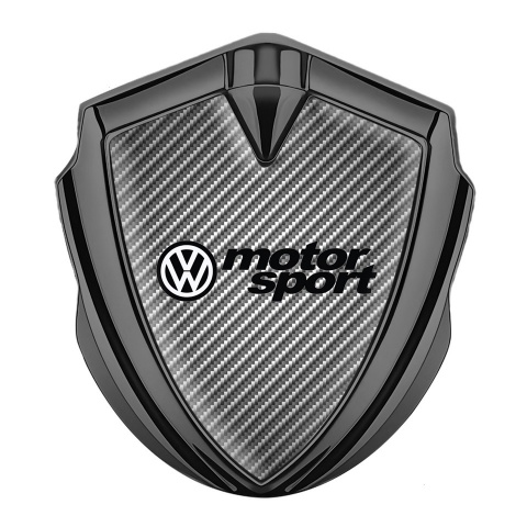 VW Emblem Aufkleber Autozubehor Graphit Tonfarbe mit Leichter Kohlenstoff und Motor Sport Logo