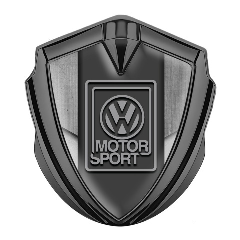 VW Emblem Aufkleber Autozubehor Graphit Tonfarbe mit Steinmuster Stil Und Grau Motorsport Logo