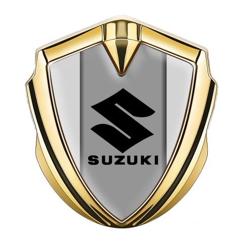 Suzuki Emblem Aufkleber Autozubehor Goldtonfarbe Grau Version