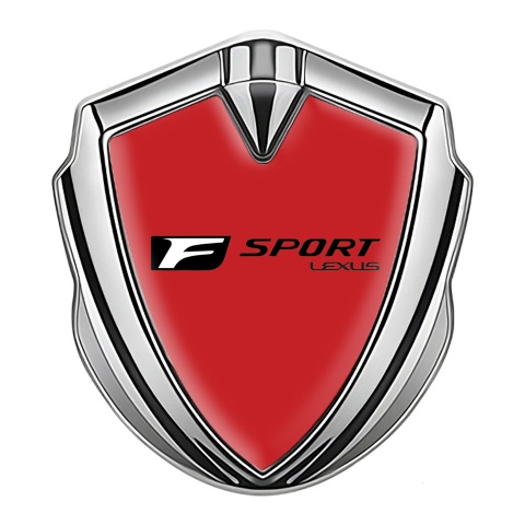 Lexus F Sport Emblem Aufkleber Autozubehor Silbertonfarbe Rote Design