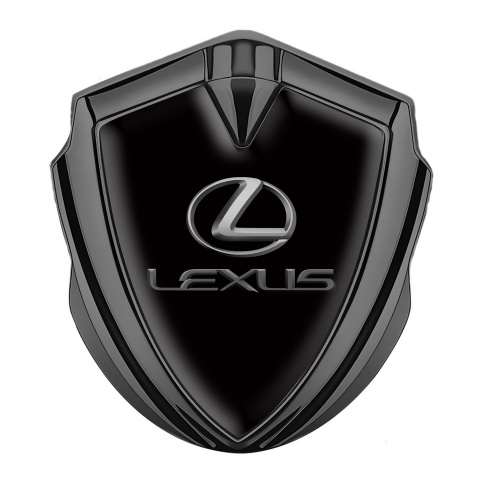 Lexus Emblem Auto Zeichen Graphit Tonfarbe Schwarz Auflage