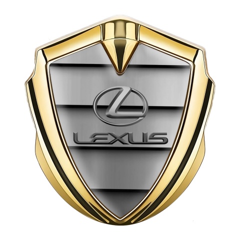 Lexus Emblem Aufkleber Autozubehor Goldtonfarbe Auto Gitter Auflage