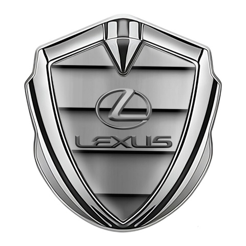 Lexus Emblem Aufkleber Autozubehor Silbertonfarbe Auto Gitter Auflage