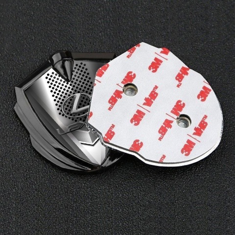 Lexus Emblem Auto Zeichen Graphit Tonfarbe Stahlmodell Auflage