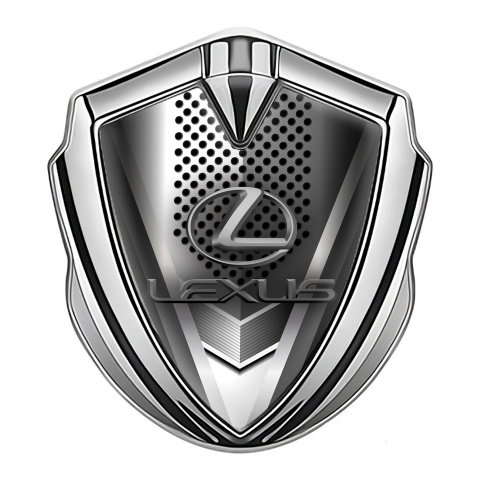 Lexus Emblem Auto Zeichen Silbertonfarbe Stahlmodell Auflage