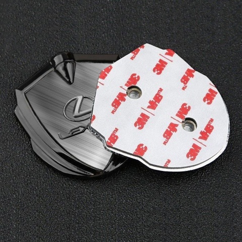 Lexus Emblem Aufkleber Autozubehor Graphit Tonfarbe Matt Stahl Auflage