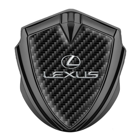 Lexus Emblem Aufkleber Autozubehor Graphit Tonfarbe Schwarz Kohlenstoff Stil