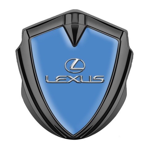 Lexus Abzeichen selbstklebend Graphit Tonfarbe Blau Stil