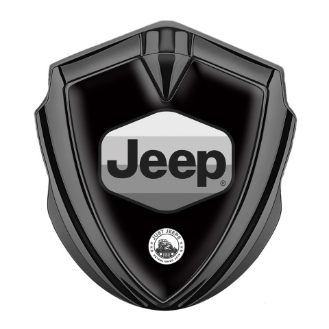 Jeep Seitenflugel Emblem Aufkleber Graphit Tonfarbe Schwarz Version