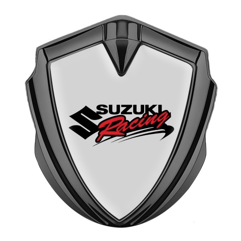 Suzuki Emblem Aufkleber Autozubehor Graphit Tonfarbe Grau Fundament Racing Logo