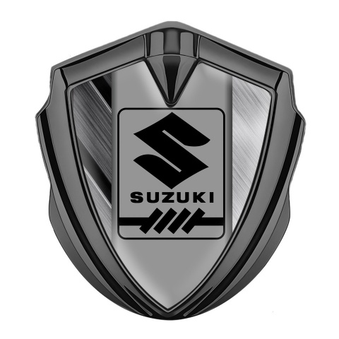 Suzuki Emblem Aufkleber Autozubehor Graphit Tonfarbe Gemischt Details mit Grau Logo Panel