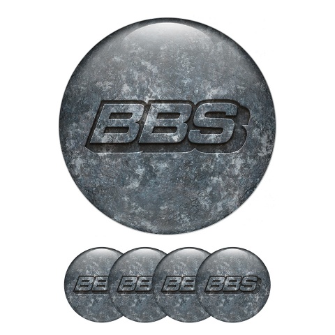 BBS Wheel Center Caps Emblem Retro Stone Plaster