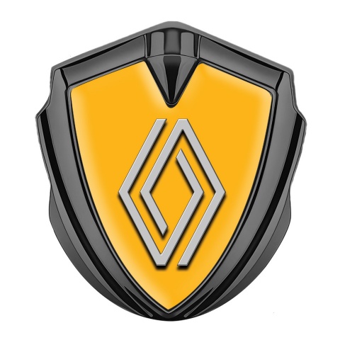 Renault Emblem Aufkleber Autozubehor Graphit Tonfarbe Orange Basis mit Modernes Logo