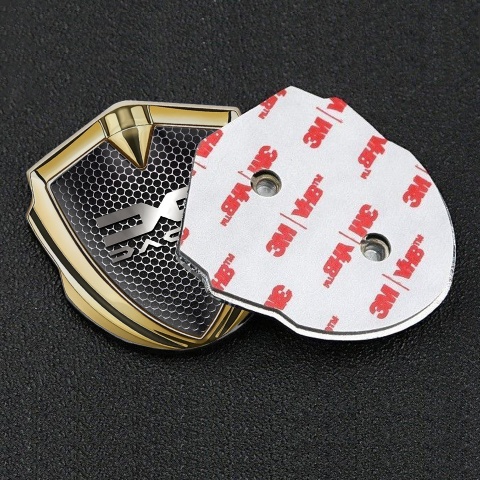 Dacia Emblem Aufkleber Autozubehor Goldtonfarbe Perforierter Stahl Version