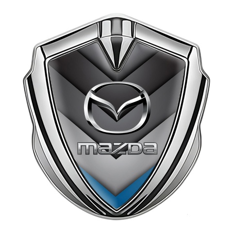Mazda Emblem Aufkleber Autozubehor Silbertonfarbe mit V Fotm Basis Design