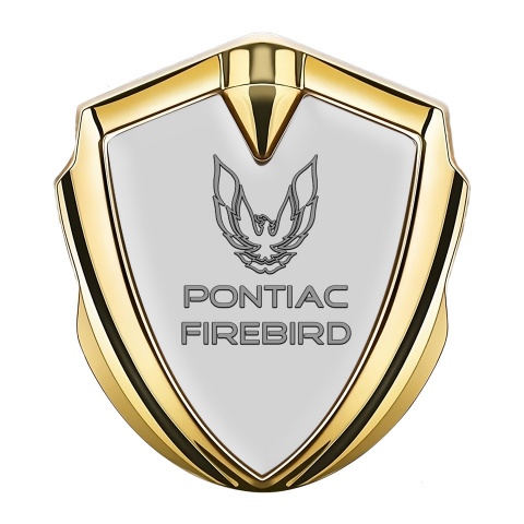 Pontiac Firebird Emblem Aufkleber Autozubehor Goldtonfarbe Grau Design