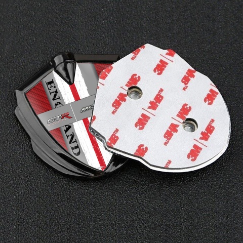 Mclaren Emblem Auto Zeichen Graphit Tonfarbe Rote Carbon GTR Logo Stil