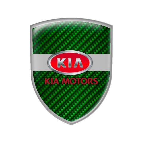 Kia Silicone Shield Sticker Green Carbon