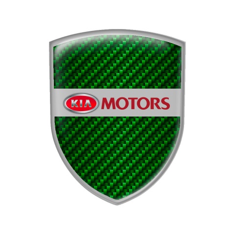 Kia Emblem Silicone Green Carbon Red Logo