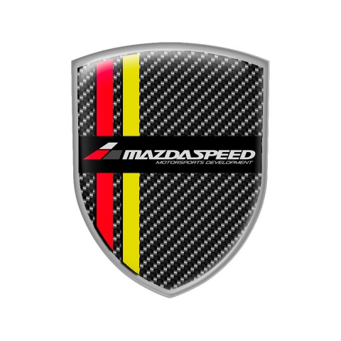 Mazda Speed Domed Shield Emblem Motorsport