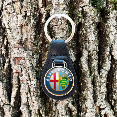 Alfa Romeo Schlusselanhanger Klassisch 3D Logo Auflage