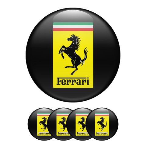 Ferrari Sticker Wheel Center Hub Cap Classic Badge