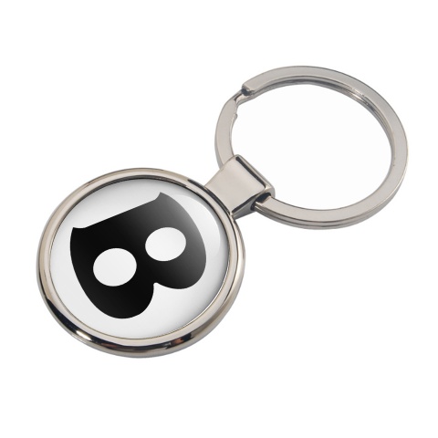 Bentley Schlusselbund aus Metall Weiss Schwarz Design