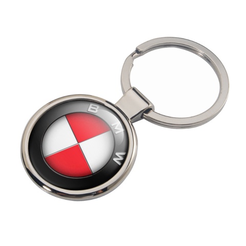 BMW Schlusselanhanger Rot Neu Stil Logo
