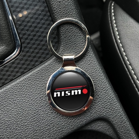 Nissan Key Fob Metal Black White Red Sport Line Edition