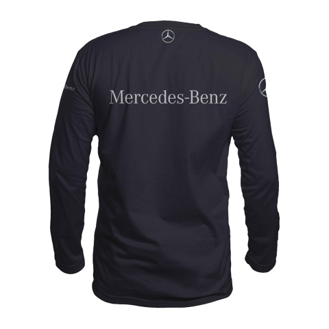 Mercedes AMG SLS Long Sleeve T-Shirt Full Front Print