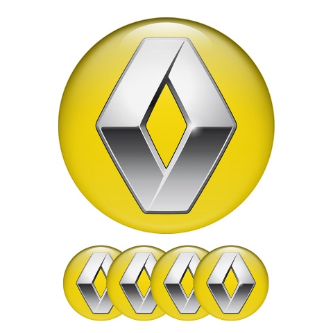 Renault Sticker Wheel Center Hub Cap 3D Logo Printing 