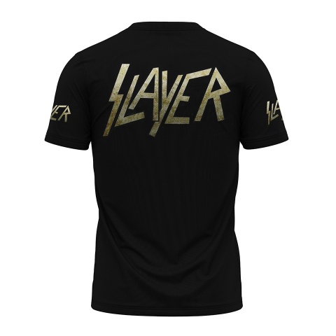 Music T-Shirt Slayer Short Sleeve Skull Full Color Edition