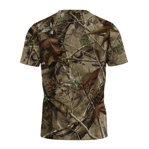 Hunting T-Shirt Short Sleeve Forest Trees Full Color Print