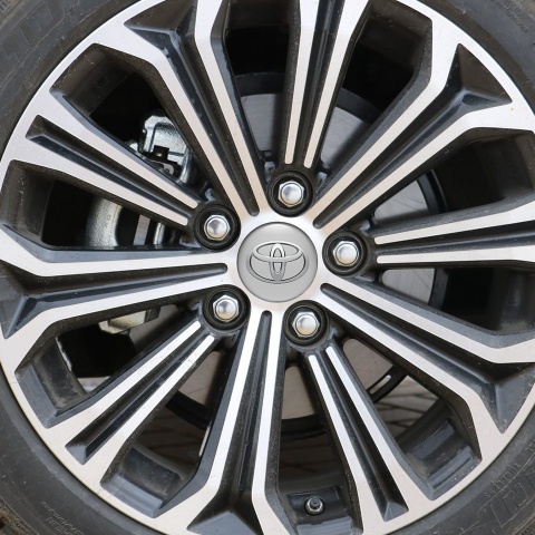 Toyota Wheel Center Caps Emblem Gray Line 