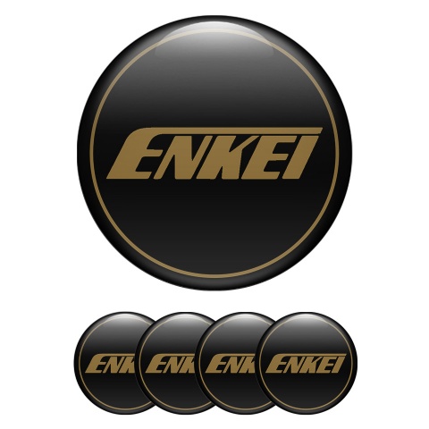 Enkei Wheel Emblems Black Classic Edition
