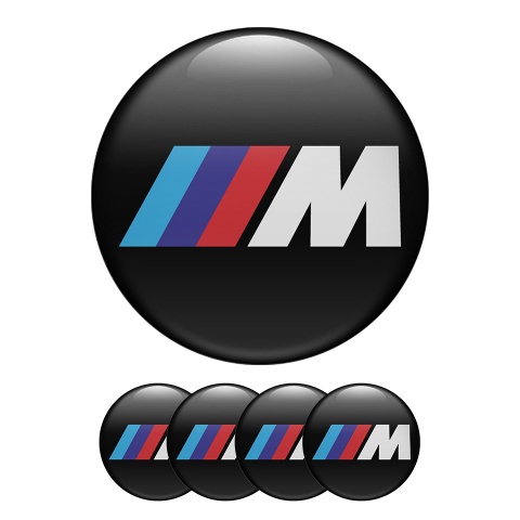 BMW M Power Wheel Center Cap Domed Stickers Standart Colors