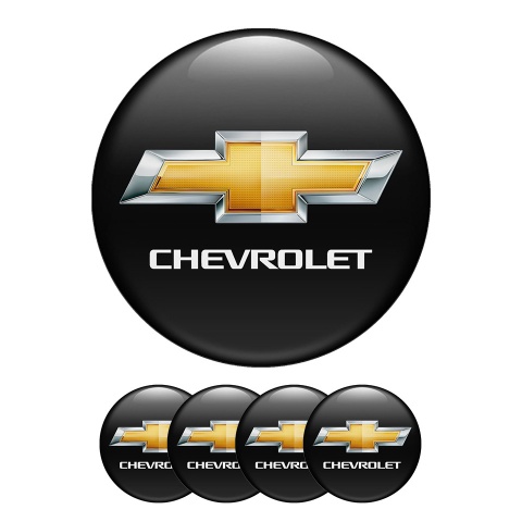 Chevrolet Domed Stickers Wheel Center Cap Super Car