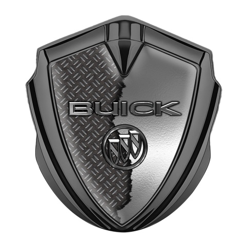Buick Selbstklebendes Metallaufkleber Emblem Graphit Tonfarbe Metalldeck Design