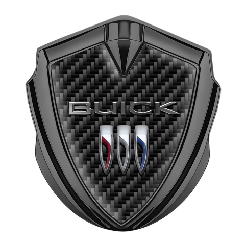 Buick Emblem Auto Zeichen Graphit Tonfarbe Schwarz Carbon Version